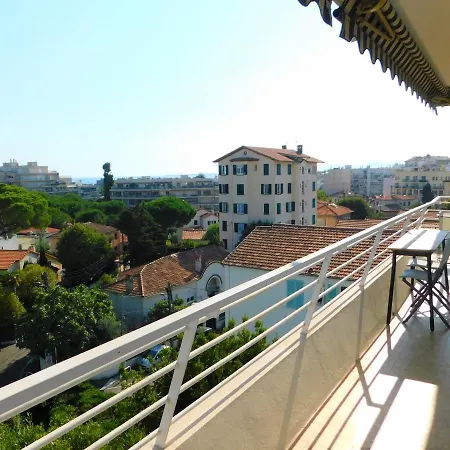 Splendide Les Lauriers Renove 2021, Vue Mer Et Parking Antibes