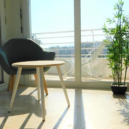 Splendide Les Lauriers Renove 2021, Vue Mer Et Parking Lägenhet *